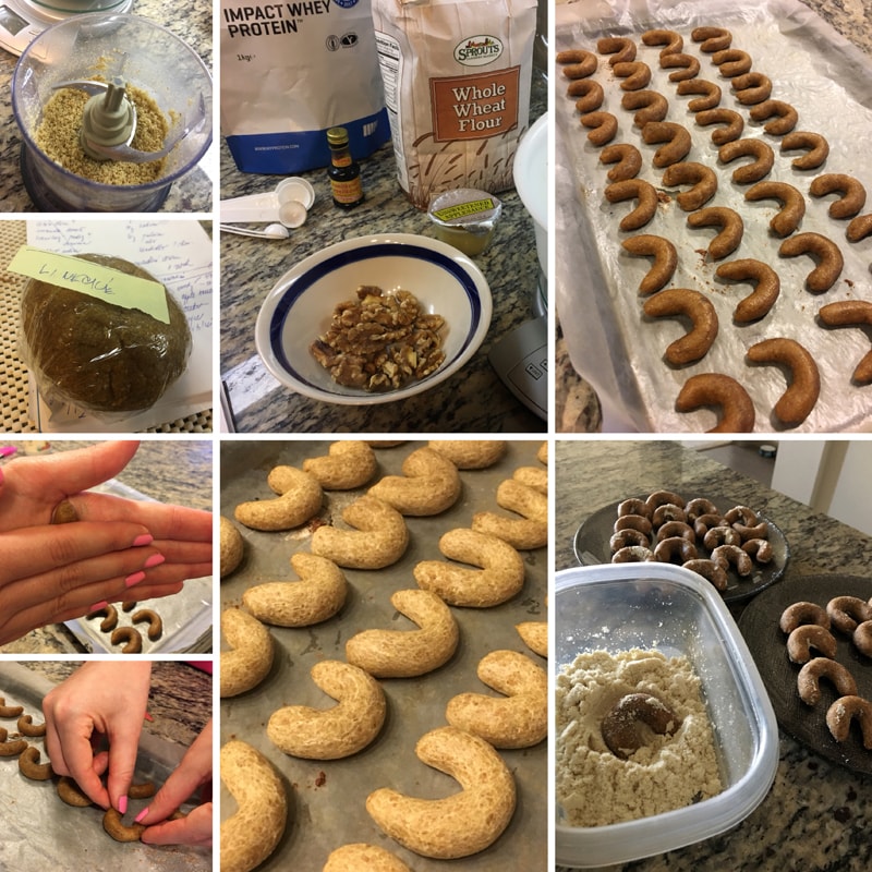Fitness proteinové rohlíčky - vánoční recept Bajola Fitness proteinové rohlíčky - vánoční recept Bajola