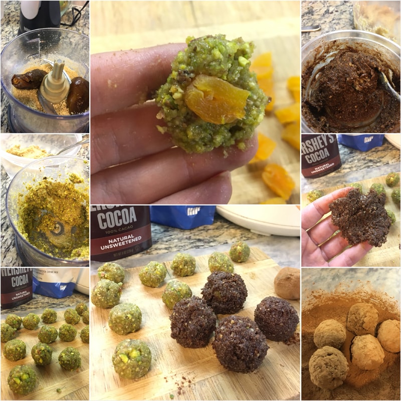 Fitness kakaové koule - slavnostní recept - cukroví Bajola Fitness kakaové koule - slavnostní recept - cukroví Bajola