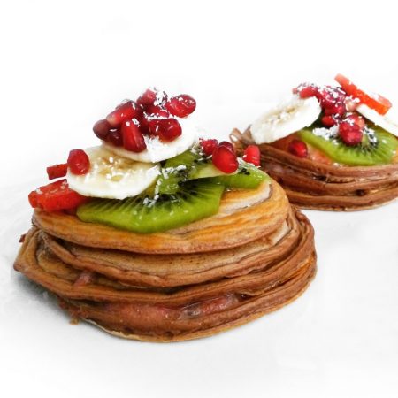 Fitness čokoládové lívance z cottage sýru - zdravý recept Bajola