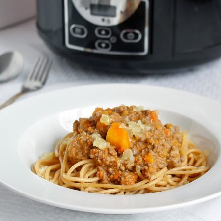 Fitness dýňová omáčka ala Bolognese z pomalého hrnce - zdravý recept Bajola