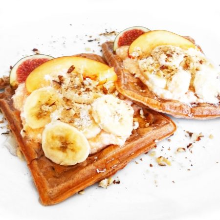 Fitness čokoládové jogurtové vafle - zdravý recept Bajola