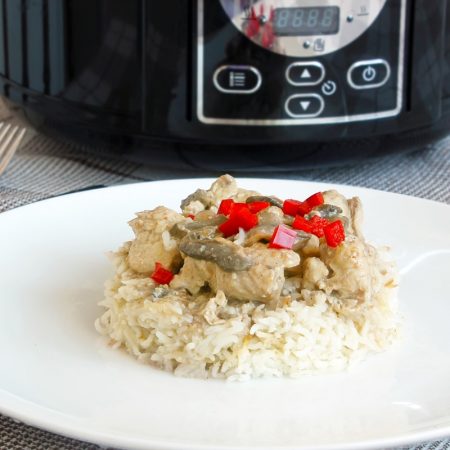 Fitness krůtí maso na houbách z pomalého hrnce - zdravý recept Bajola