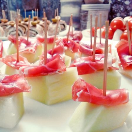 Fitness melounové jednohubky - zdravý recept Bajola