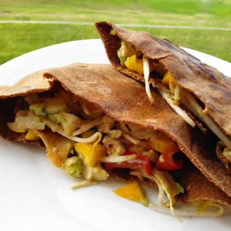 Fitness pita se zeleninou - zdravý recept Bajola