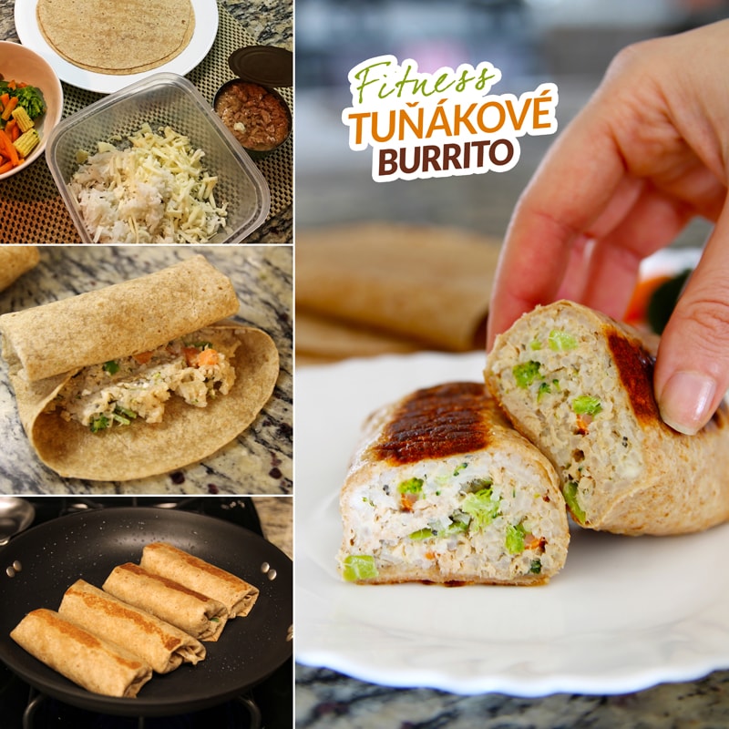 Fitness tuňákové burrito - zdravý recept Bajola