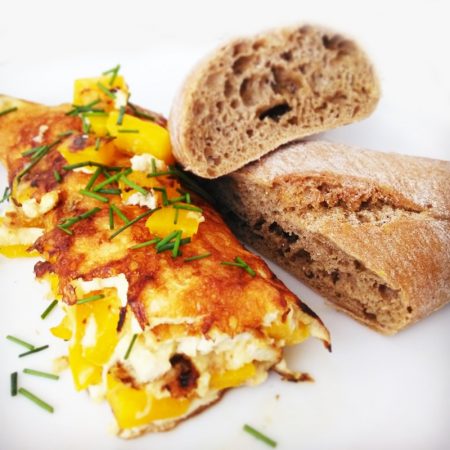 Fitness vaječná omeleta - zdravý recept Bajola