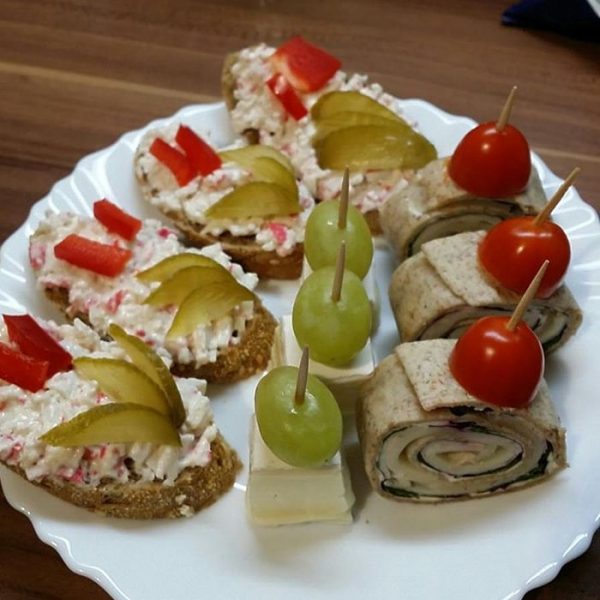 Fitness tortillové jednohubky