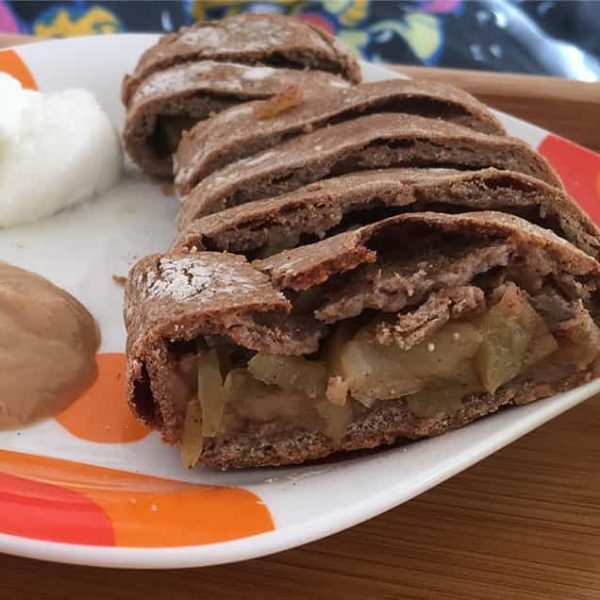 Fitness jablečný závin