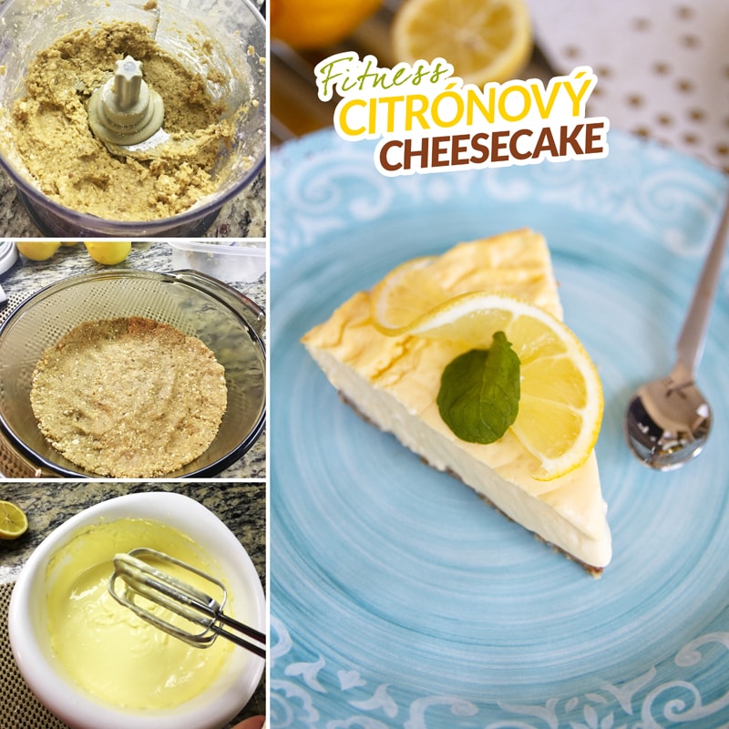 Fitness citrónový cheesecake - zdravý recept Bajola