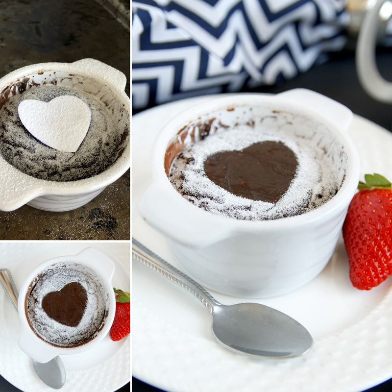 Fitness čokoládový lava cake - lávový dortík - fondant - zdravý recept Bajola