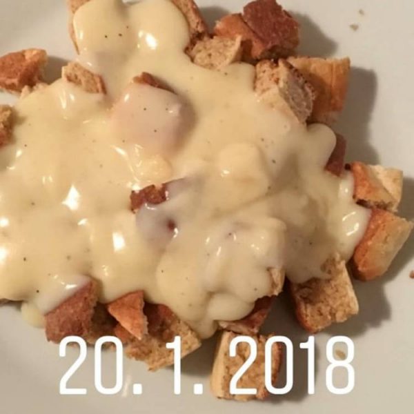 Fitness buchtičky s krémem