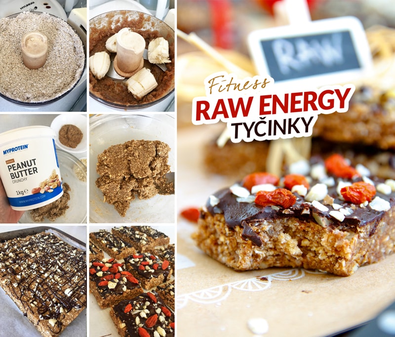 Fitness raw energy tyčinky - zdravý recept Bajola