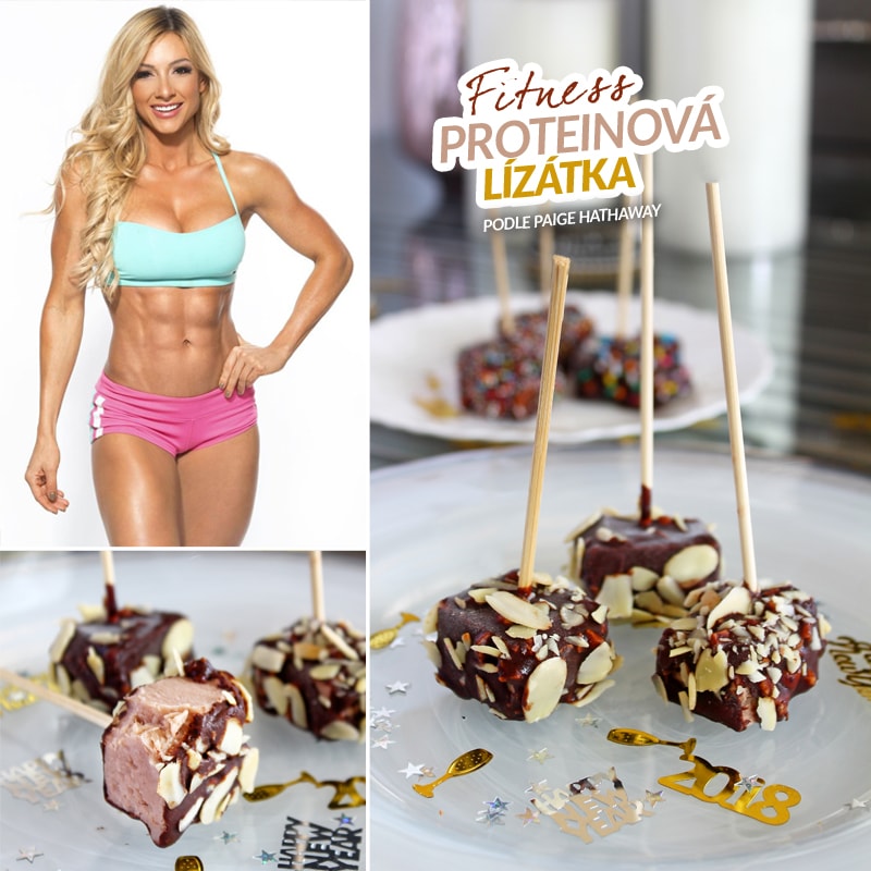 Fitness proteinová lízátka podle Paige Hathaway - zdravý recept Bajola