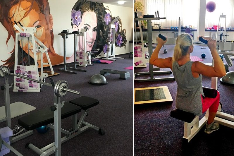 Dámské fitness pro ženy - posilovna Contours