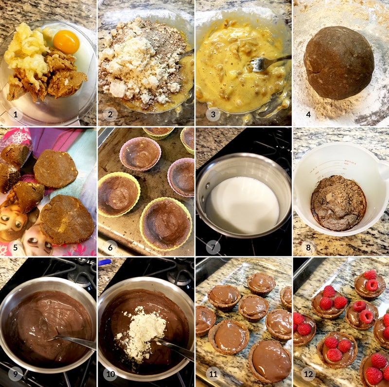 Fitness pudingové košíčky s malinami podle Moniky Onderkové  - zdravý recept