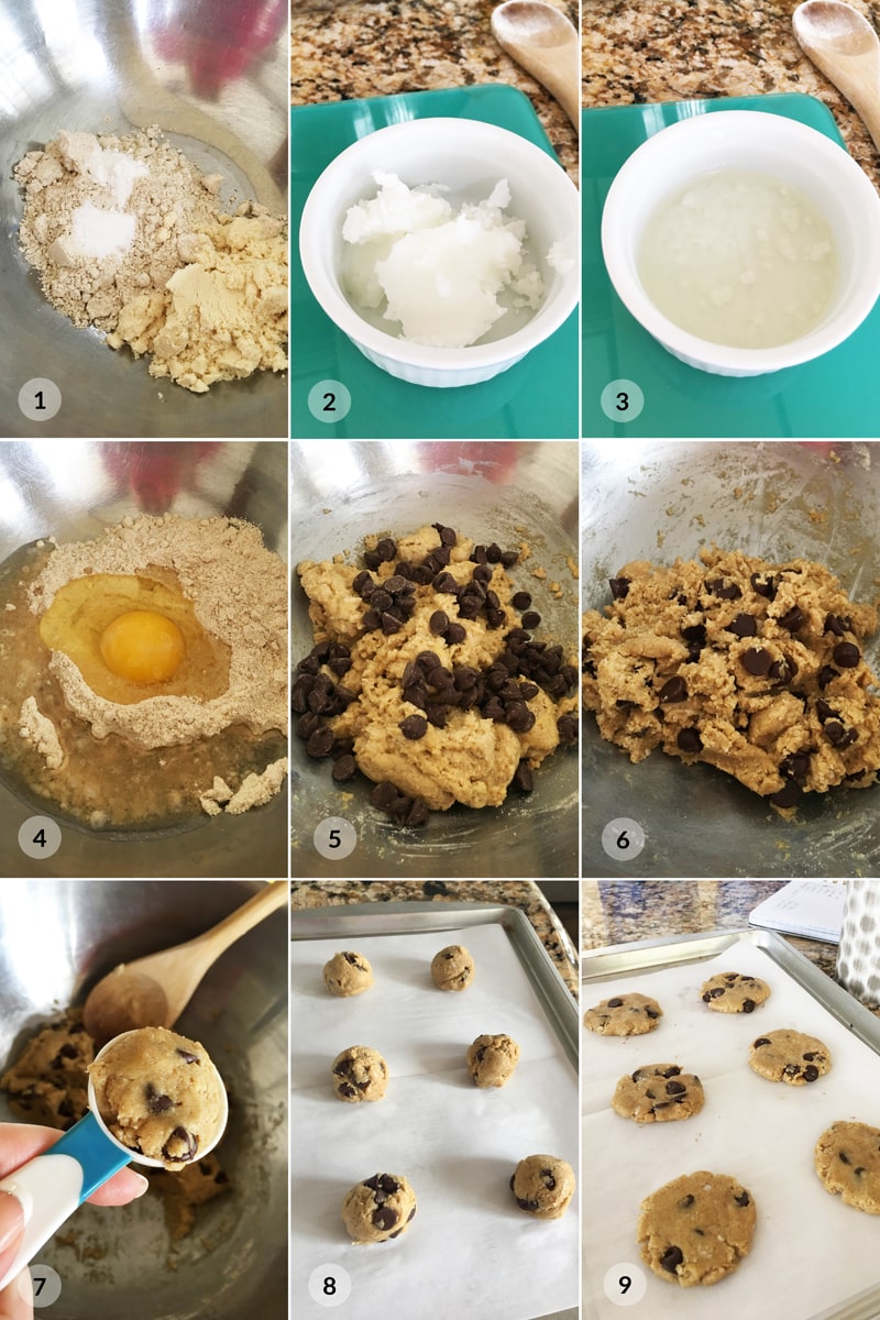 Fitness proteinové cookies s čokoládou - zdravý recept Bajola