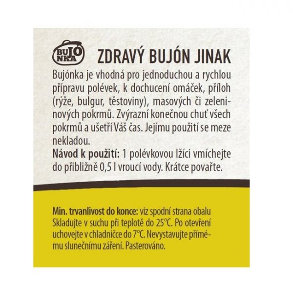 Zdravý bujón Bujónka