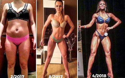 Proměna postavy fitnessky Dominiky Grigarové