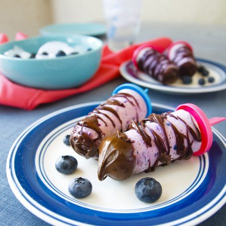 Fitness borůvkové nanuky - zdravý recept Bajola