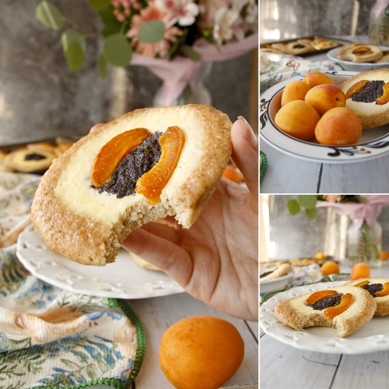 Zdravé koláče meruňky mák - fit recept Bajola