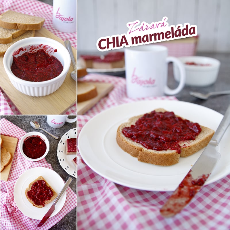 Zdravá chia marmeláda - domácí recept Bajola