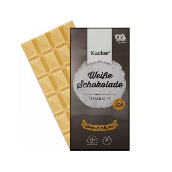 Bílá čokoláda bez cukru s xylitolem Xucker