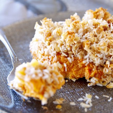 Fitness zapečené batáty s kokosem a ořechy - recept Bajola