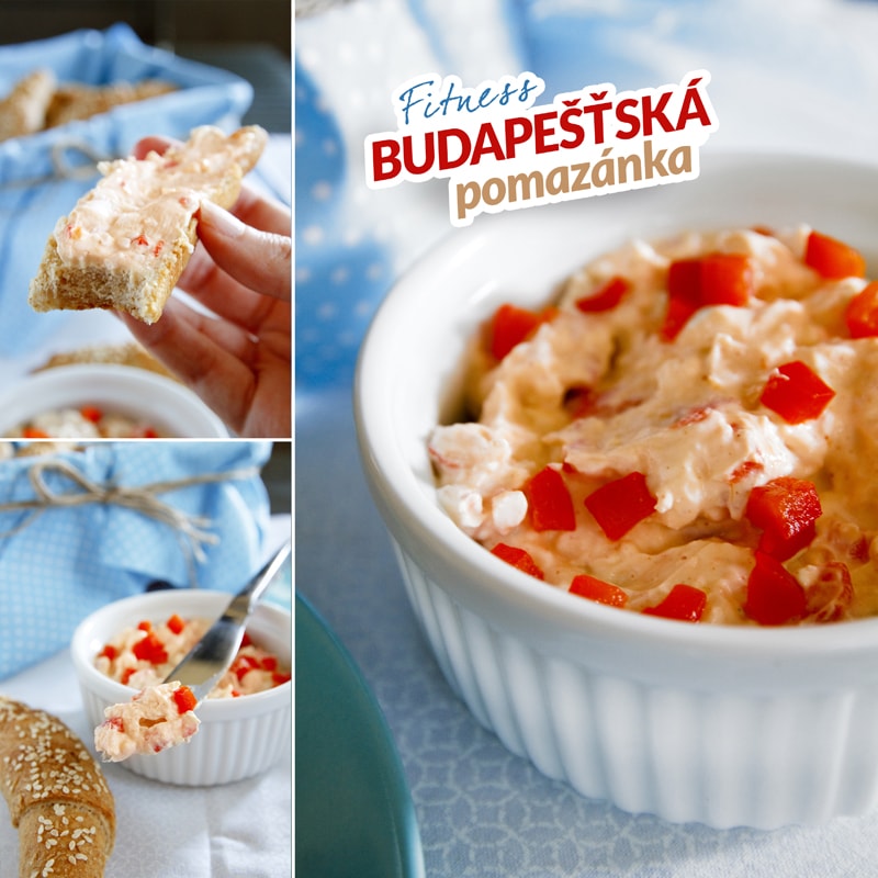 Fitness budapešťská pomazánka - recept Bajola