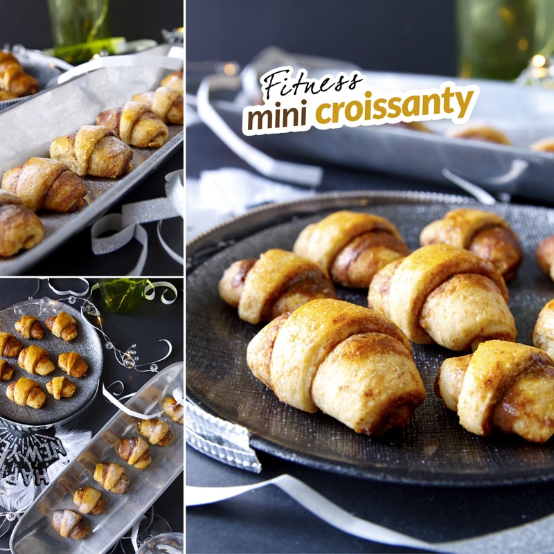 Fit domácí celozrnné mini croissanty - recept Bajola