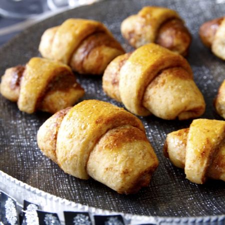 Fitness domácí celozrnné mini croissanty - recept Bajola