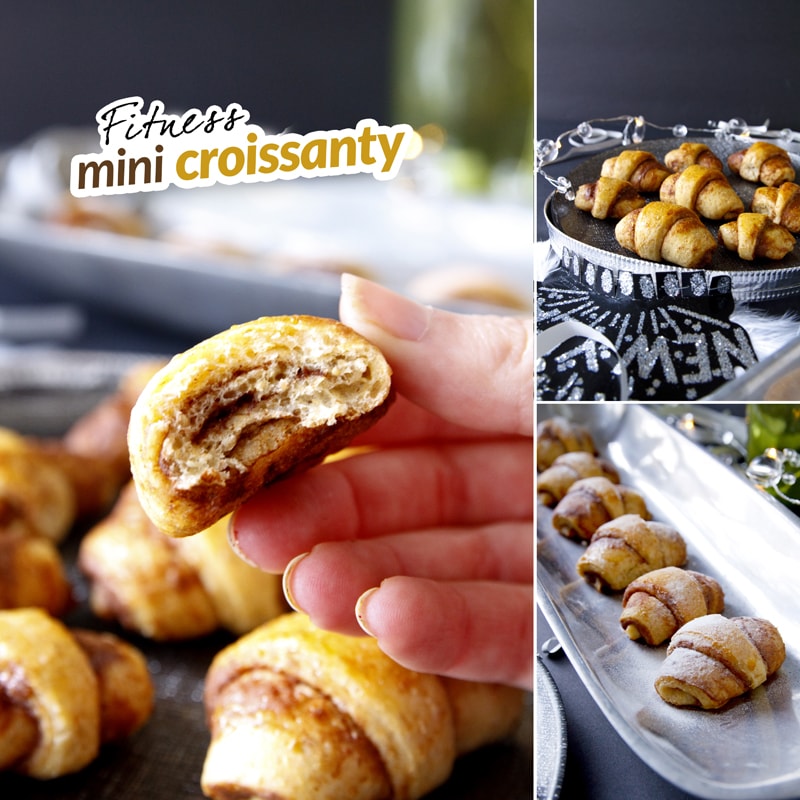 Zdravé domácí celozrnné mini croissanty - recept Bajola