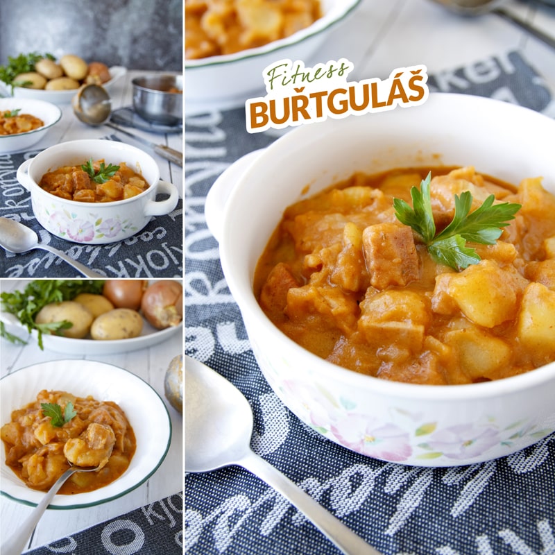 Bramborový buřt guláš - recept Bajola