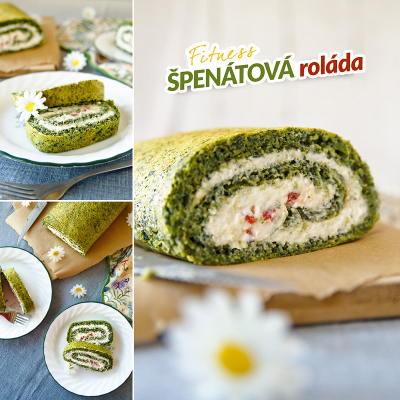 Zdravá špenátová roláda - recept Bajola