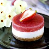 Fitness mini jahodový cheesecake - recept Bajola