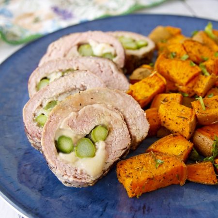 Fitness panenka plněná chřestem - recept Bajola
