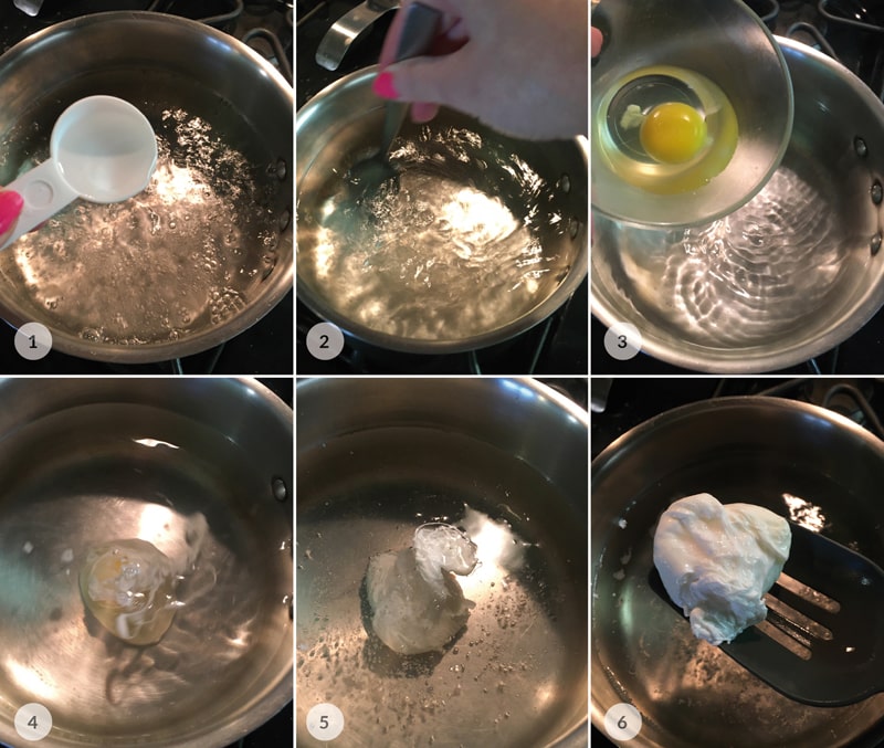 Jak udělat ztracené vejce - pošírované vejce - foto postup