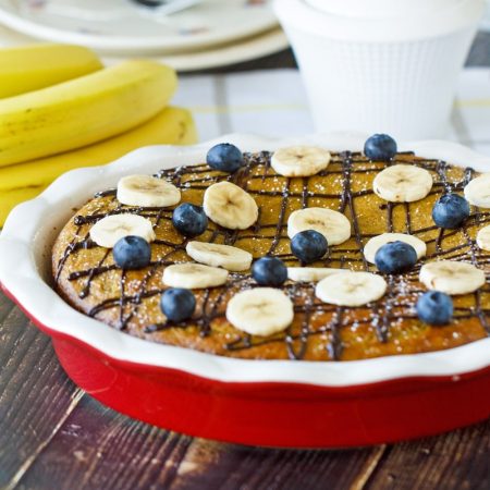 Fitness banánový koláč - recept Bajola