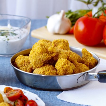 Zdravý obalovaný květák bez smažení - recept Bajola