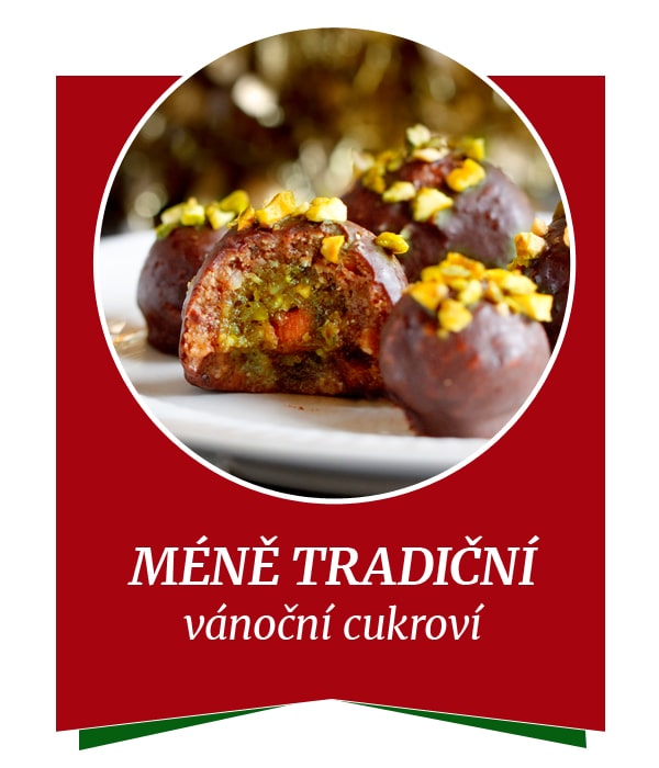 Méně tradiční fitness vánoční cukroví - recepty Méně tradiční fitness vánoční cukroví - recepty