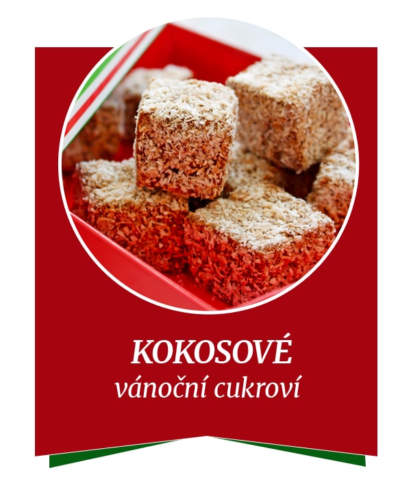 Zdravé kokosové vánoční cukroví - recepty Zdravé kokosové vánoční cukroví - recepty