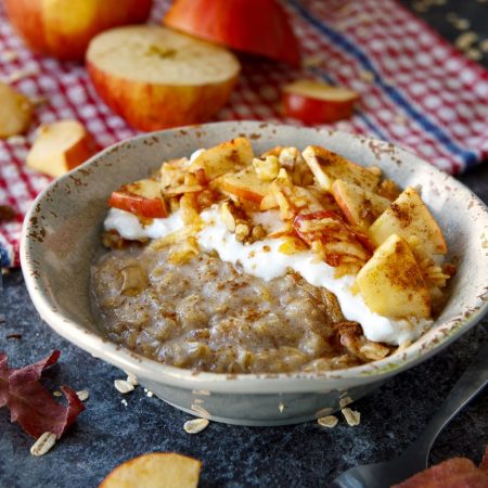 Fitness perníková ovesná kaše jablka - recept Bajola