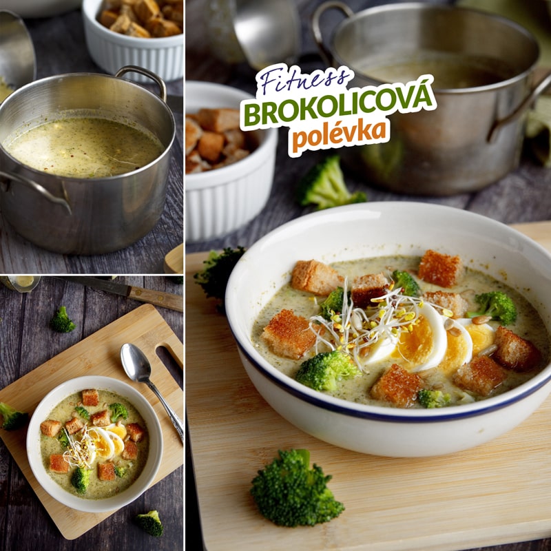 Fit brokolicová polévka - recept Bajola