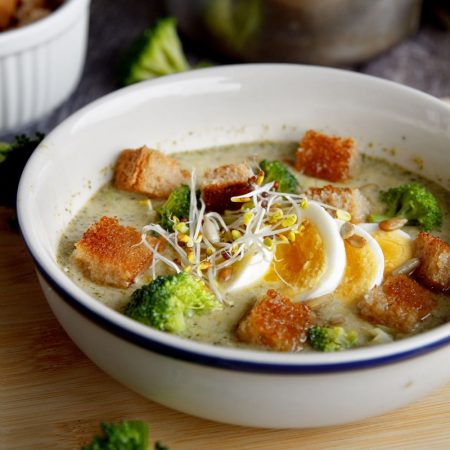 Fitness brokolicová polévka - recept Bajola