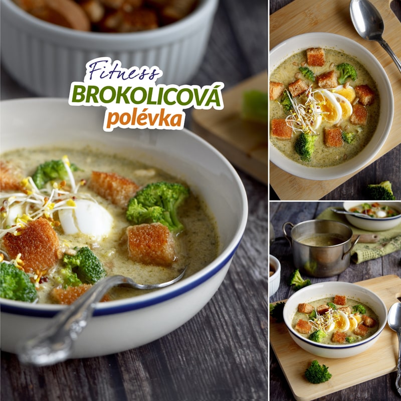 Zdravá brokolicová polévka - recept Bajola