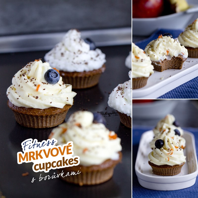 Zdravé čokoládové cupcakes z mrkve - recept Bajola