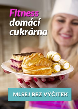 E-kuchařka Fitness domácí cukrárna - Mlsej tradiční české zákusky, které ti nepřidají ani kilo navíc! Klikni a mlsej