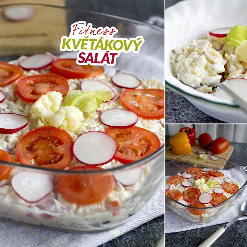 Fit květákový salát - recept Bajola