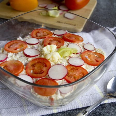 Fitness květákový salát - recept Bajola