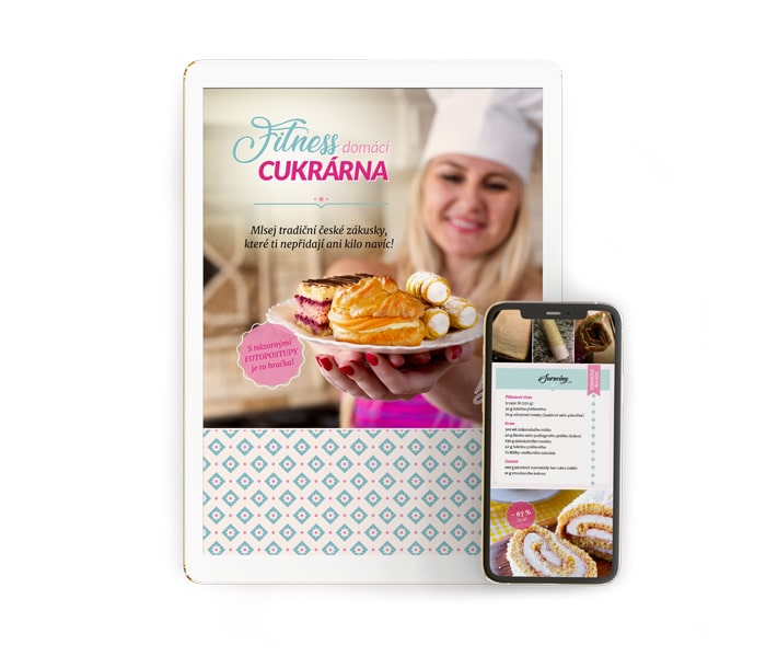 E-kuchařka Fitness domácí cukrárna