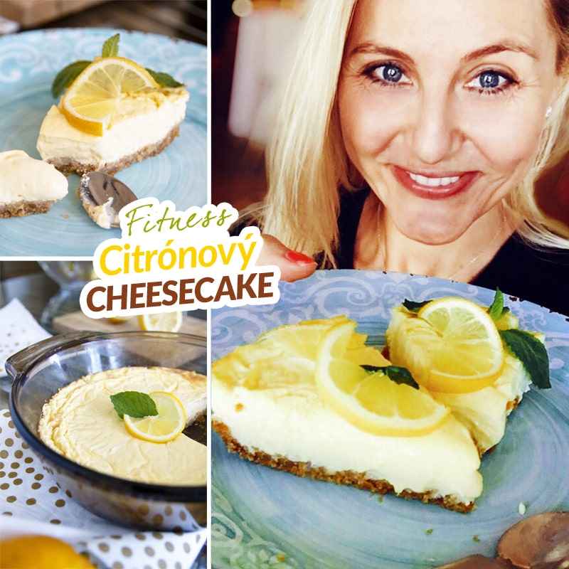 Fit zdravý citrónový cheesecake - recept Bajola